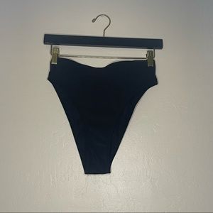 SHEIN black high waisted swim bottoms
